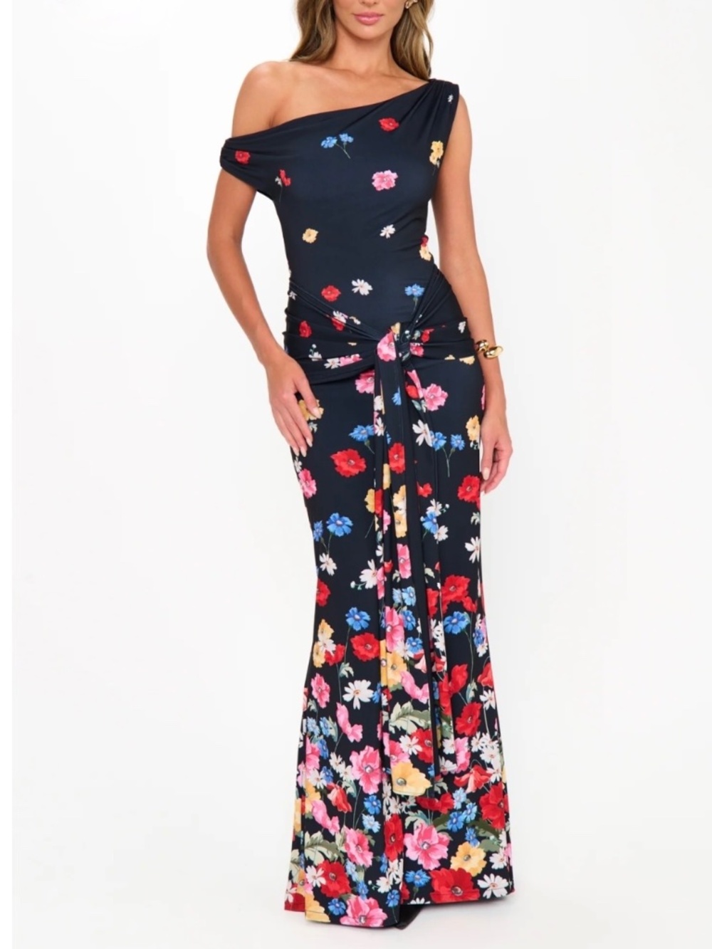 SHOW ME YOUR MUMU WINONA WRAP MAXI DRESS S